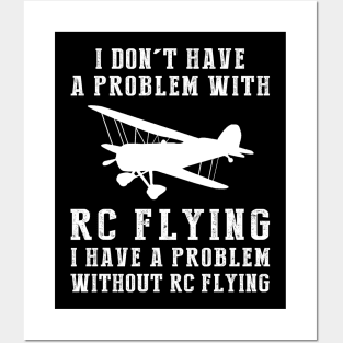 Soaring with Laughter - Elevate Your Style with RC-Plane Fun! Posters and Art